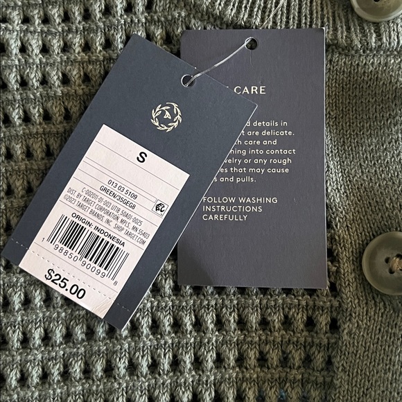 Women's Small Pointelle Sweater Vest- NWT - Picture 7 of 8